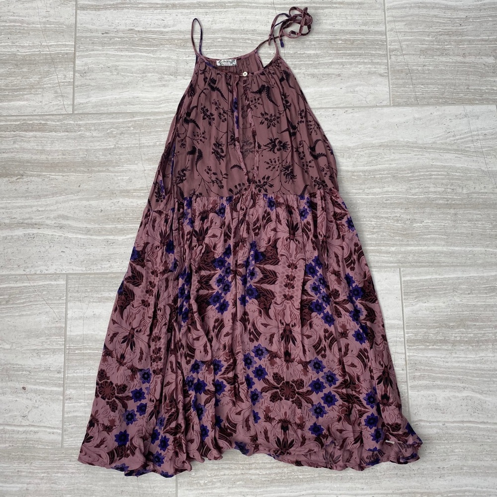 Free People Floral Tunic Top